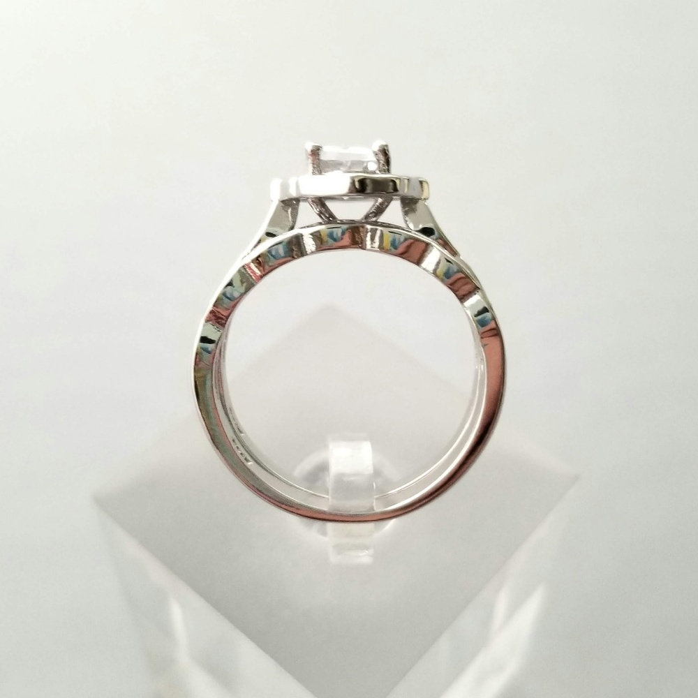 Antique Style Sterling Ring Set - Picture 2 of 7